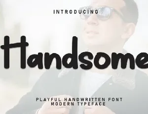 Handsome Display font