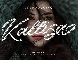 Kallisa Script font