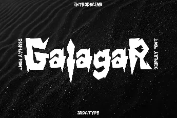 Galagar font