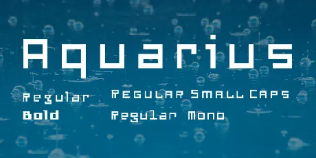 Aquarius font