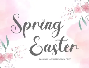 Spring Easter font