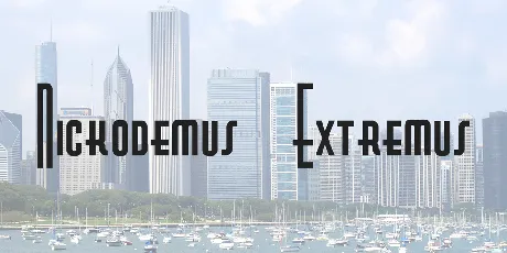 Nickodemus-Extremus font