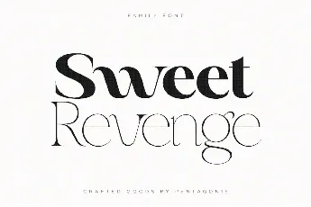 Sweet Revenge font