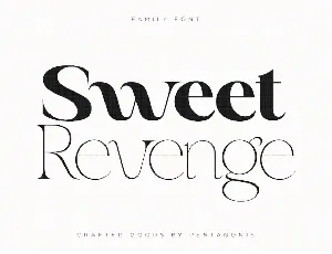 Sweet Revenge font