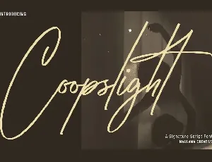 Coopslight font