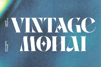 Vintage Mohai font