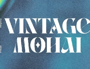 Vintage Mohai font