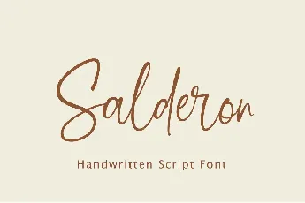 Salderon font