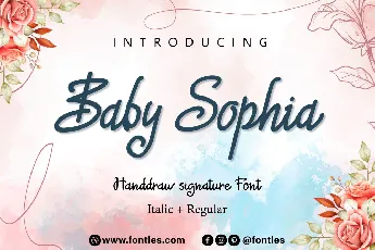 Baby Sophia font