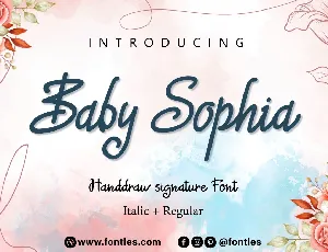 Baby Sophia font