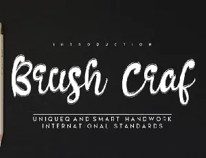 Brush Craf Script font