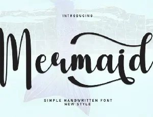 Mermaid Script font