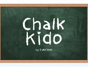 Chalk Kido Display font