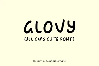 Glovy font