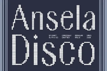 Ansela Disco font