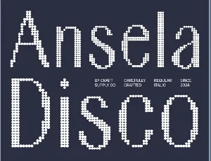 Ansela Disco font