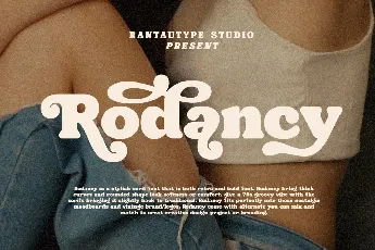 Rodancy font