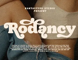 Rodancy font