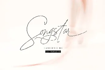 Songstar Signature font