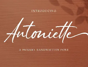 Antoniette font