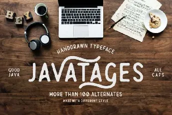 Javatages font