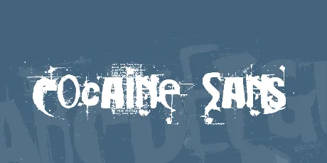 Cocaine Sans font