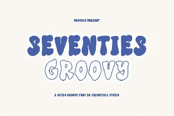 Seventies Groovy font