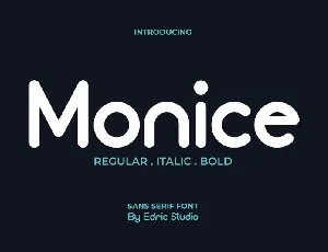 Monice font