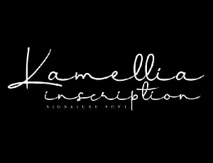 Kamellia Handwritten font