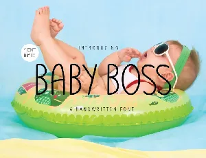 Baby Boss Handwritten font