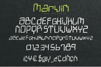 Marvin Typeface font