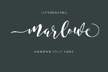 Marlowe font