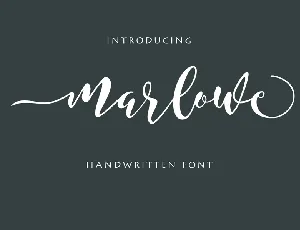 Marlowe font