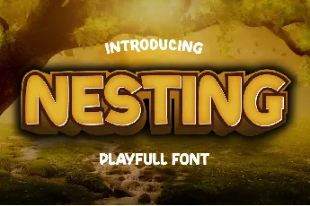 NESTING font