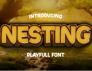 NESTING font