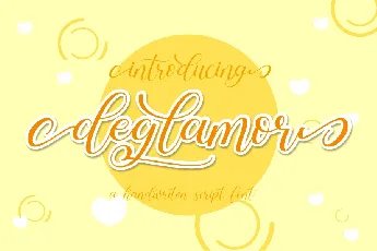 Deglamor font