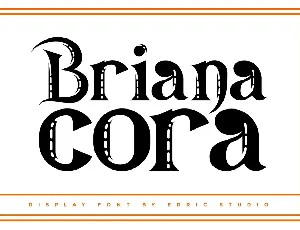 Briana Cora font