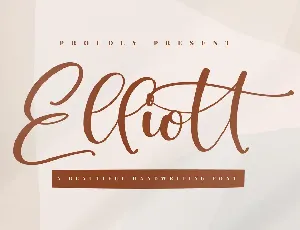 Elliott font