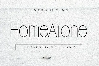 Home Alone font