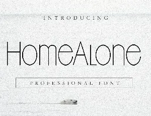 Home Alone font