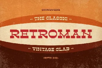 Retroman font