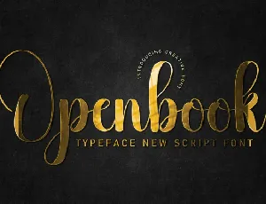 Openbook Script font