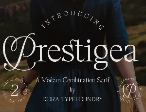 Prestigea font