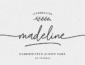 Madeline font