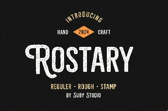 Rostary Demo font