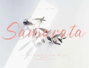 Samarata font