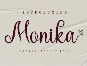 Monika font