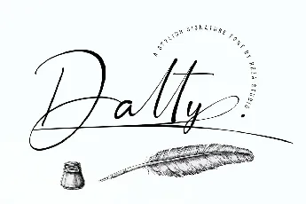 Dalty Free font