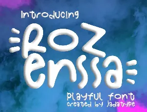 Rozenssa font