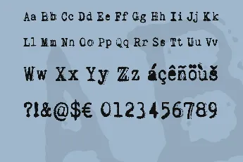 Rough Serif font